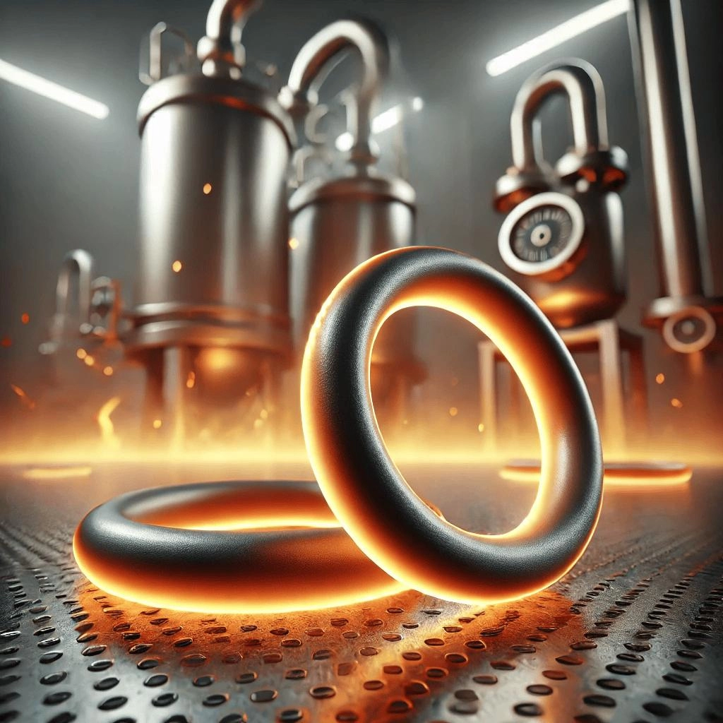 حلقة دائرية مقاومة للحرارة